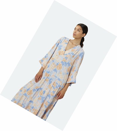 Ilse Jacobsen Women's Dress Blue | 72516-BHQR